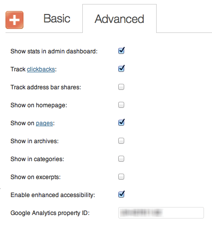Add This settings