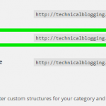 Choosing a permalink structure